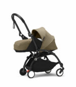 Stokke YOYO³ kolica i sklopiva košara – Black/Toffee