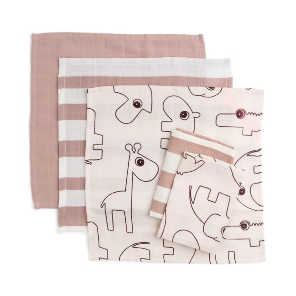 Cloth-wipes-5-pack-Deer-friends-Powder-Front-2_1700x Done by Deer platnene maramice (5kom) 30×30 – Deer Friends Powder - Image 2