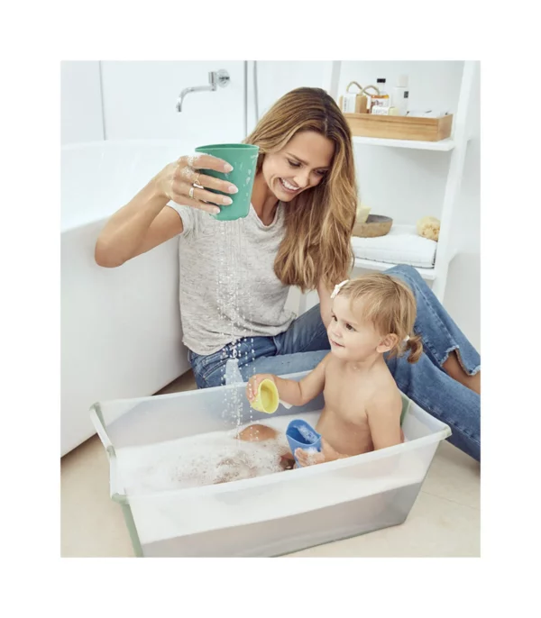 Stokke Flexi Bath kadica X-Large Transparent Green - Image 3