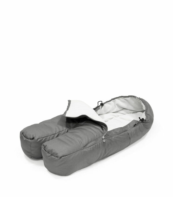 Xplory_X_FootMuff_ModernGrey_Open_220610_5357_eCom Stokke Xplory X Zimska vreća Modern Grey - Image 3