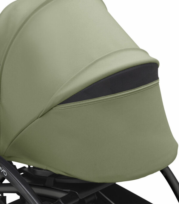 Stokke YOYO³ kolica i sklopiva košara – Black/Olive (Gratis Color pack) - Image 7