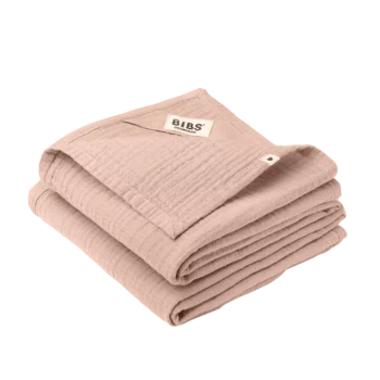 BIBS Cuddle Muslin 70x70 (2 kom) - Blush