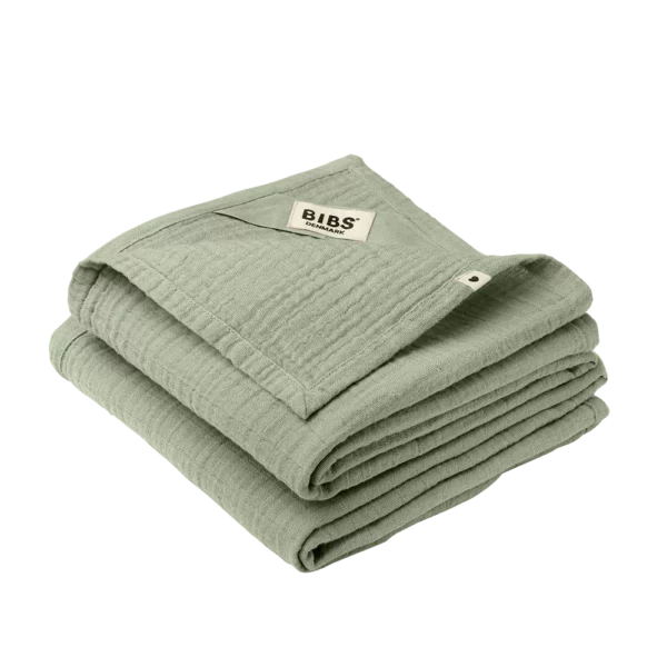 9401250_5713795219322_BIBS_MuslinCloth_Sage_1000x1000_e6ecf05f-7cea-4c80-a5b3-26a4478a194d_1728x BIBS Cuddle Muslin 70x70 (2 kom) - Sage - Image 1