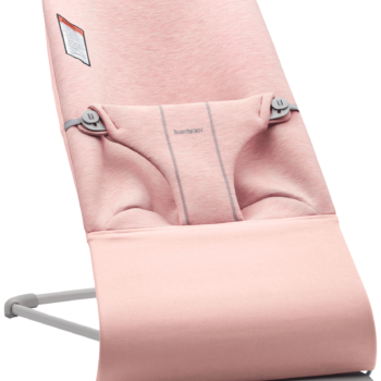 BabyBjörn Ležaljka za bebe Bliss - Light Pink, 3D Jersey