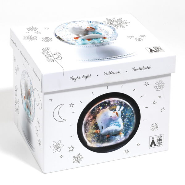 DD03405-B3D-RVB Djeco Noćna lampa i snježna kugla - Lila & Pupi - Image 4