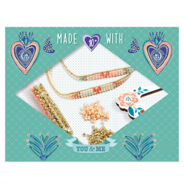 Djeco set za izradu nakita - Narukvice Miyuki and Hearts - Image 1