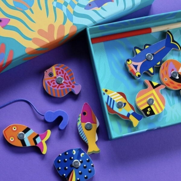 DJ01658-AM-C1-RVB-SOCIAL Djeco Igra pecanja pomoću magneta - Ribice – 2+godine - Image 2