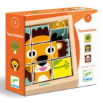 Djeco Drvene blok puzzle - Tournanimo - 2+ godine - Image 3
