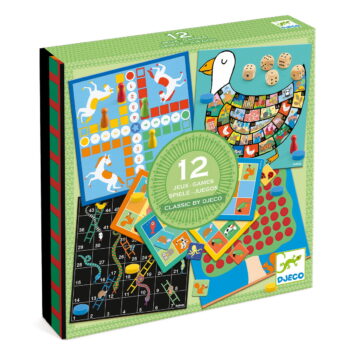 Djeco Set od 12 društvenih igara - 4+godine