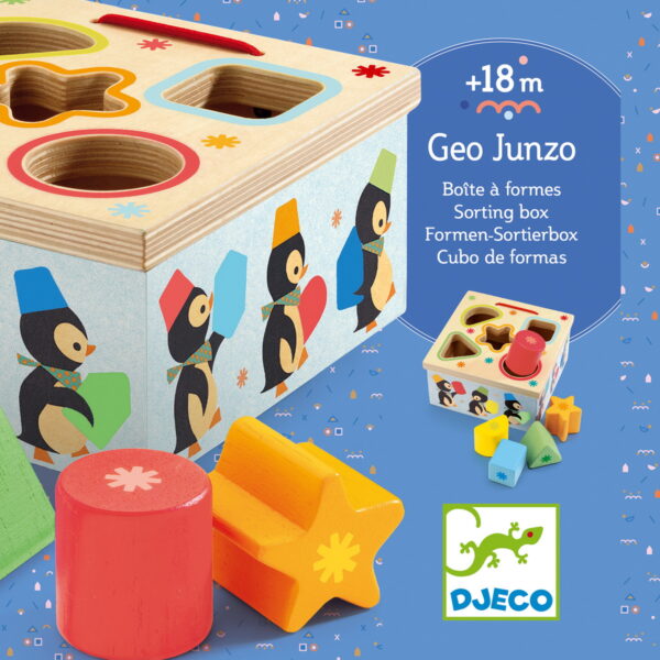 Djeco sortiranje oblika - Geo Junzo - 18+ mjeseci - Image 2