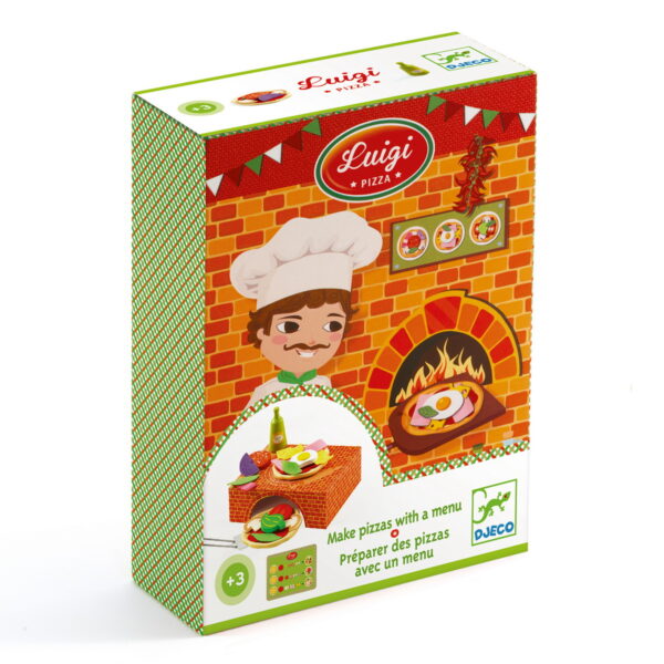 DJ06538-B3D-RVB DJECO Set za pripremu pizze - Luigi - Image 2