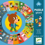 Djeco Velike puzzle - Jedan dan u životu medvjedića 3+ godine - Image 4