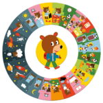 Djeco Velike puzzle - Jedan dan u životu medvjedića 3+ godine