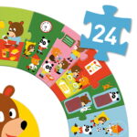 Djeco Velike puzzle - Jedan dan u životu medvjedića 3+ godine - Image 2