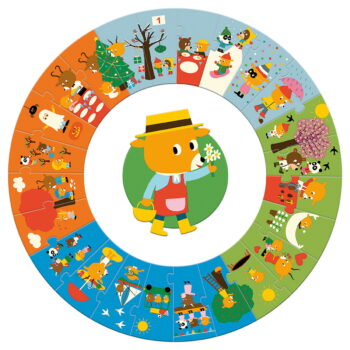 Djeco Velike puzzle - Medina godina 3+ godine