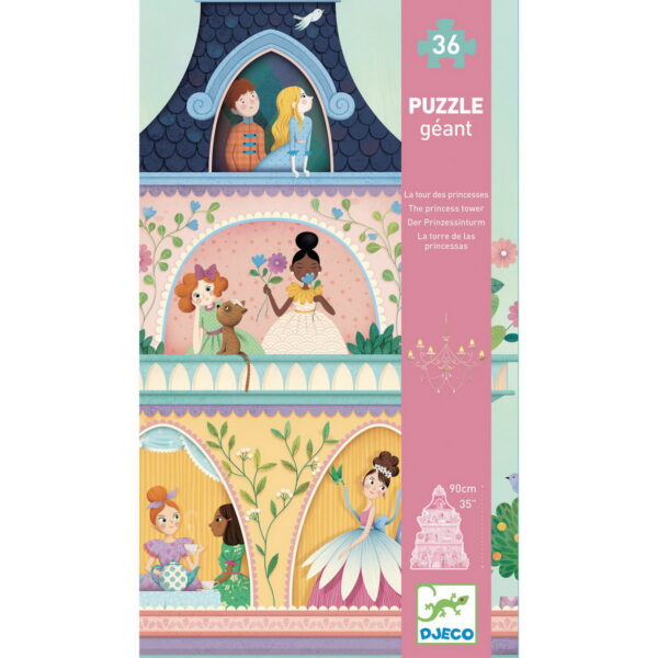 Djeco Velike puzzle - Princezin dvorac 36 komada - Image 2