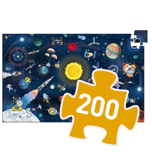 Djeco Edukativne puzzle - Svemir iz 200 dijelova - Image 1