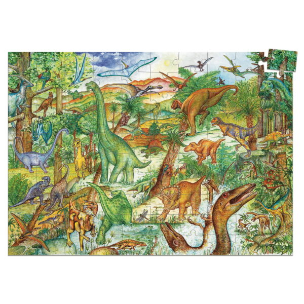 Djeco Edukativne puzzle - Dinosauri 100 kom - Image 4
