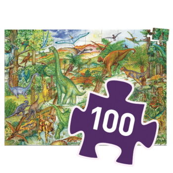 Djeco Edukativne puzzle - Dinosauri 100 kom