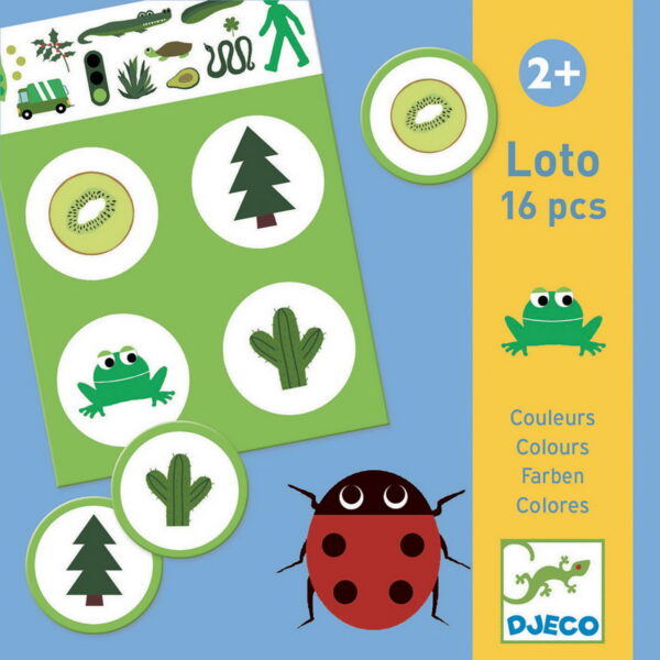 DJ08128-B-RVB Djeco društvena igra - Loto Colours - 2+ godine - Image 2