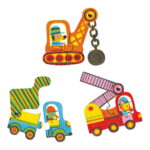 Djeco Puzzle duo Građevinska vozila - uzrast 2+