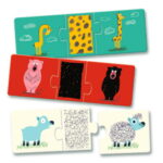 Djeco Puzzle Trio Naked Animals - uzrast 2+ godine