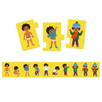 Djeco Puzzle Trio I'm dressing up - 3+ godine