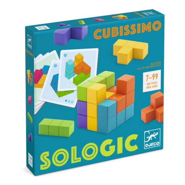 DJ08477-B3D-RVB Djeco Edukativna i logička igra SOLOGIC - CUBISSMO - Image 6