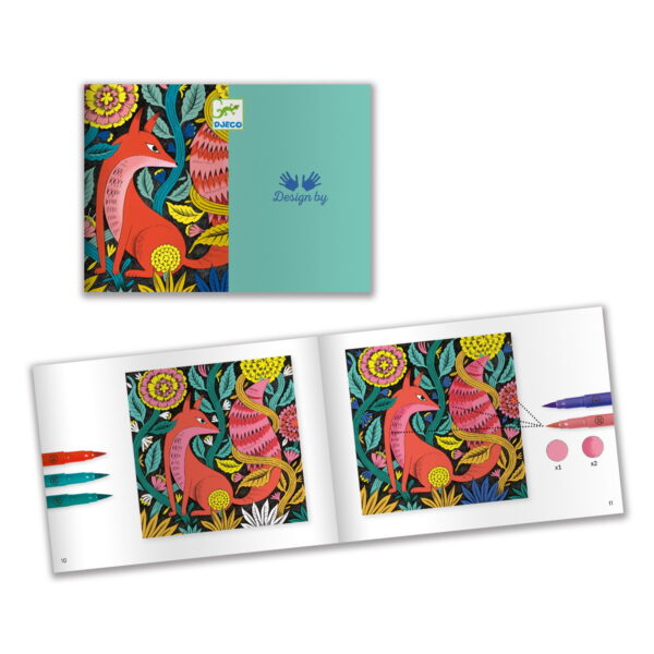 DJ08652-L-RVB Djeco Set za 3D bojenje – fantastična šuma (3D naočale uključene) - Image 3