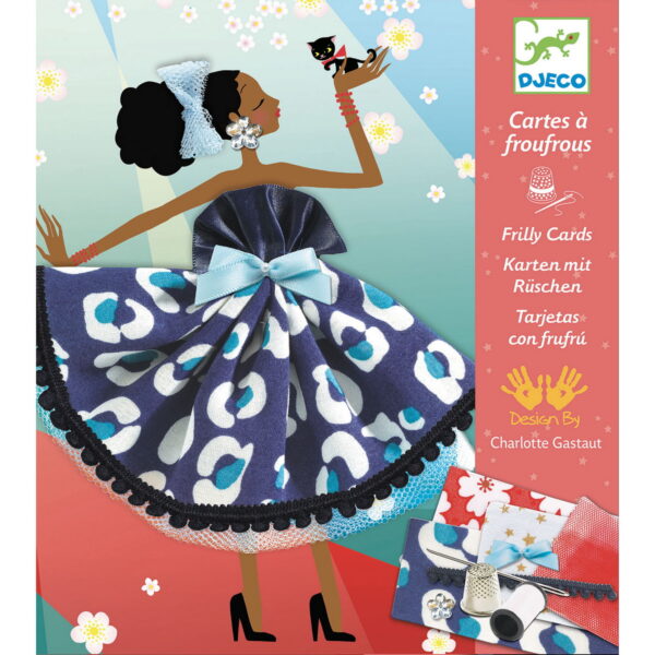 DJ08675-B-RVB Djeco Uradi sam set-Dizajniraj i sašij haljine - 7-13 godina - Image 5