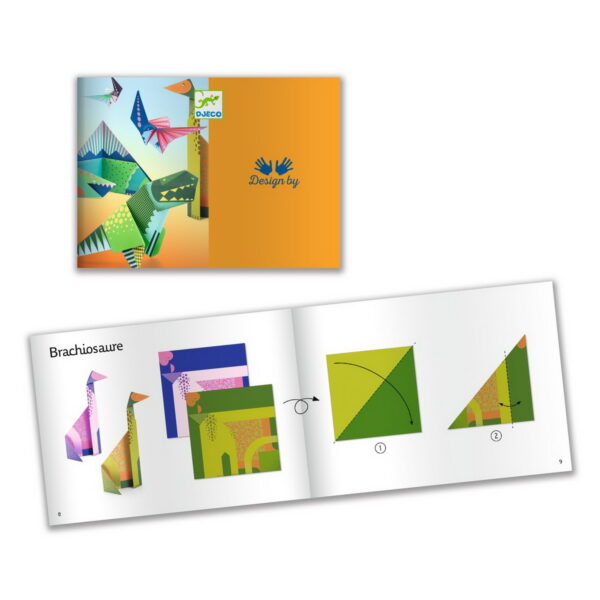 Djeco Origami Kreativni set - Dinosauri - 6+ godina - Image 3