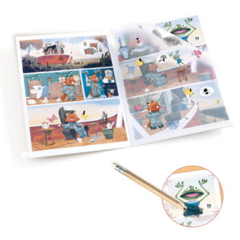 Djeco Kreativni set za preslikavanje- Napravi svoj strip - Sailor&Gipsy - 5+ godina