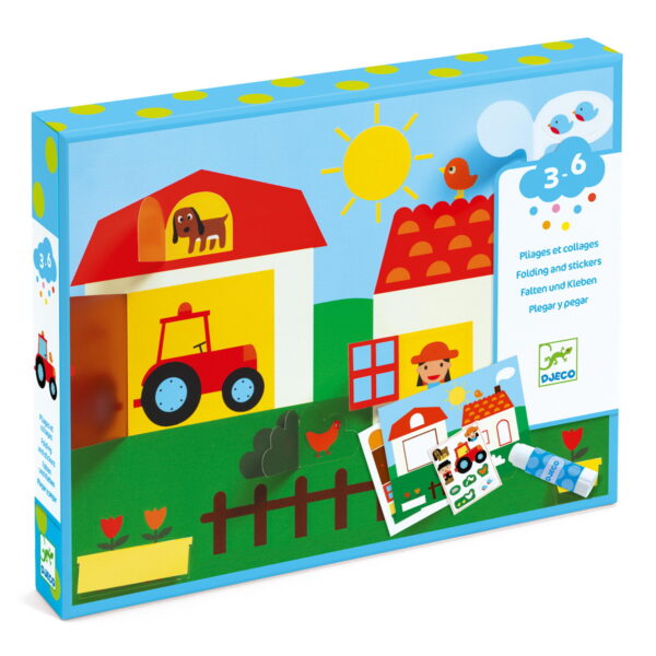 DJ09876-B3D-RVB Djeco Kreativni set s naljepnicama - Igra skrivača 3+ godine - Image 2