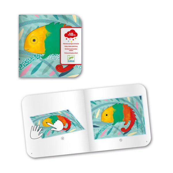 DJ09878-L-RVB Djeco Kreativni set za bojenje - Lako i bez nereda -18+ mjeseci - Image 4