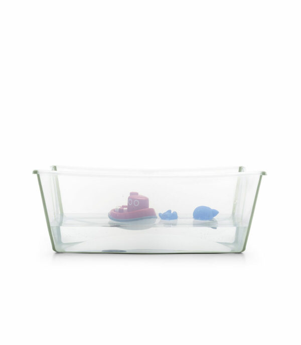 FlexiBath_TranspGreen_SideView_211117-8I8496_eCom Stokke Flexi Bath kadica Transparent Green - Image 3