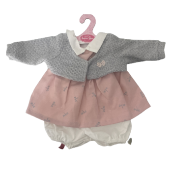 Antonio Juan Odjeća za lutke od 42 cm - Kompletić sa sivom jaknicom