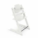 Stokke Tripp Trapp Hranilica Stolica + GRATIS Ogradica Baby Set² - White/White