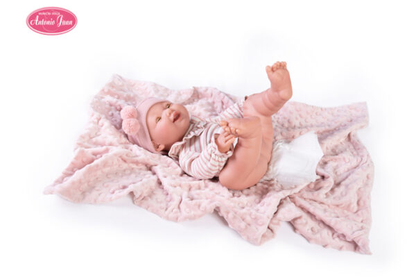 w50160_3 Antonio Juan lutka beba MIA piškilica sa dekicom 42cm - Image 3