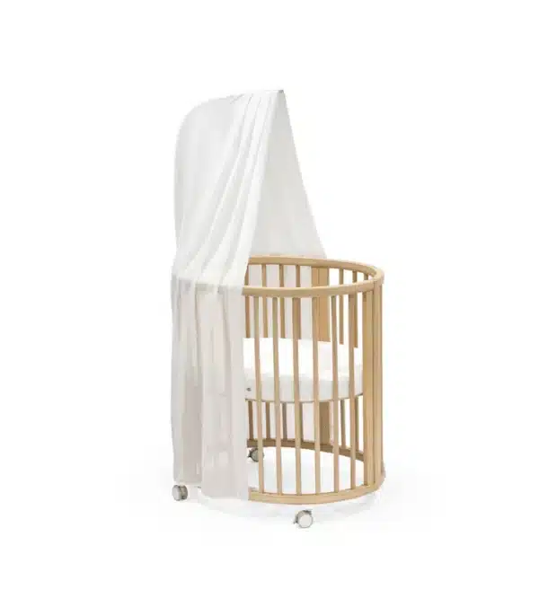 Sleepi-Mini_Natural_Mattress_Canopy_5067_eCom Stokke Sleepi Krevetić Mini V3 - Natural - Image 3