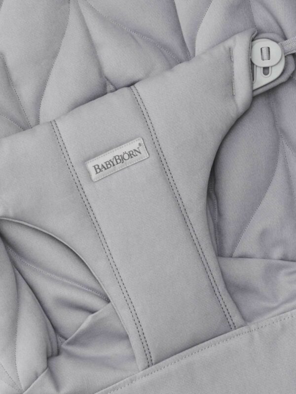 BabyBjörn Dodatna navlaka za ležaljku - Petal Light Grey, Cotton - Image 3