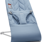 BabyBjörn Ležaljka za bebe Bliss - Petal Blue, Cotton