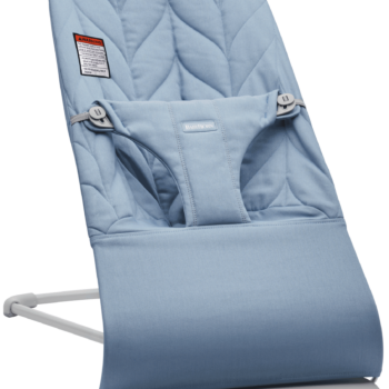 BabyBjörn Ležaljka za bebe Bliss - Petal Blue, Cotton