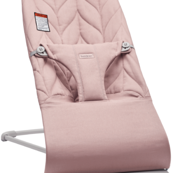 BabyBjörn Ležaljka za bebe Bliss - Petal quilt, Dusty Pink, Woven