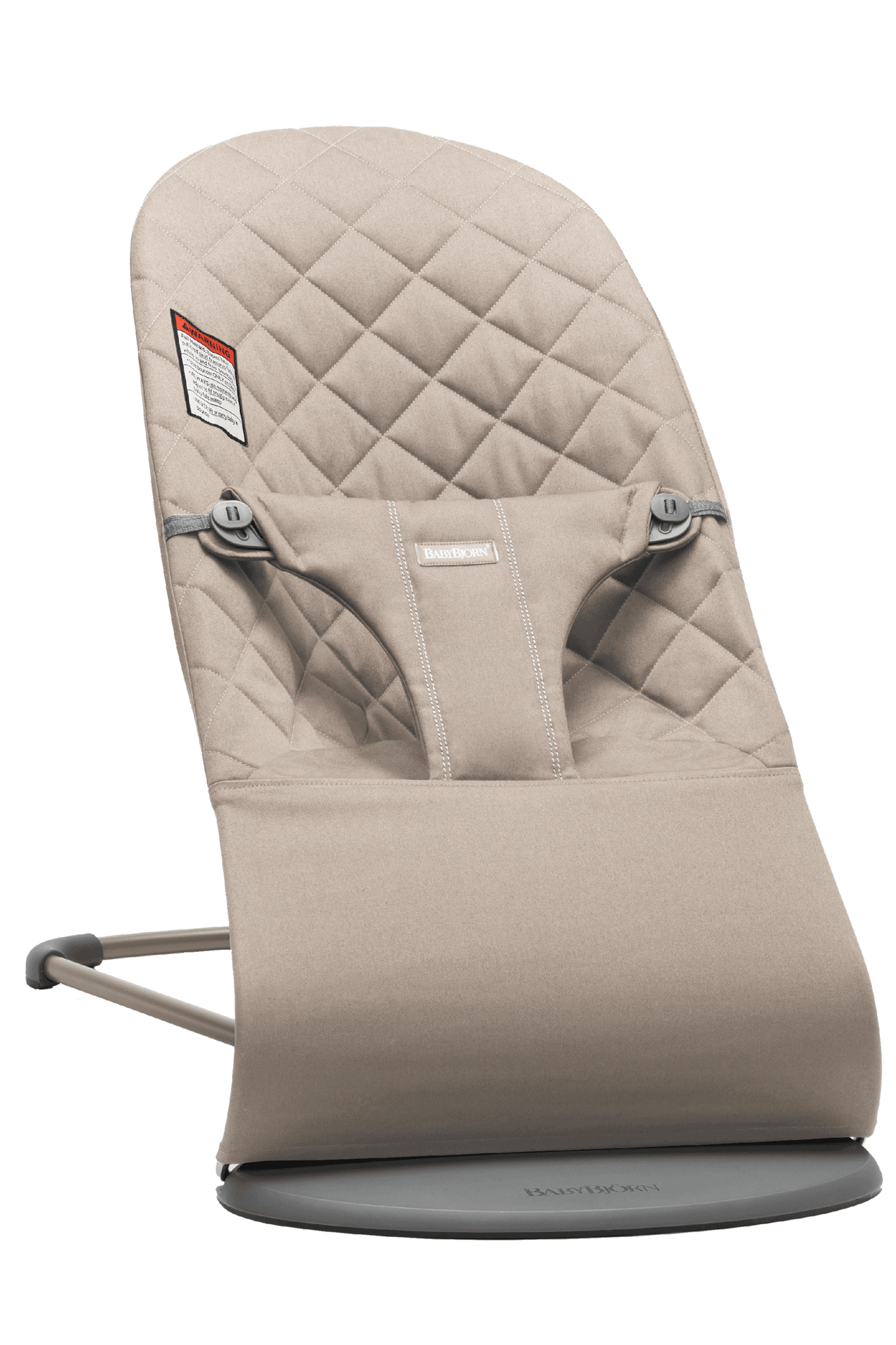 us-babybjorn-bouncer-bliss-sand-gray-cotton-006017 BabyBjörn Ležaljka za bebe Bliss - Sand Grey, Cotton - Image 1