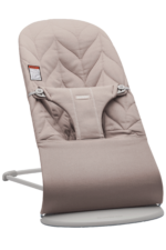 BabyBjörn Ležaljka za bebe Bliss - Petal Sand Grey, Cotton
