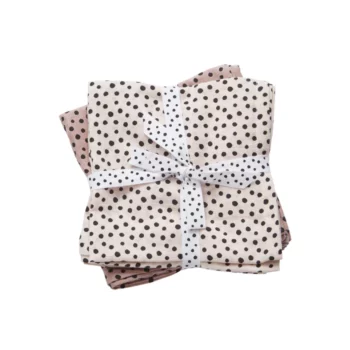 Done by Deer - Komplet 2 pamučne pelene 70×70 – Happy Dots Powder