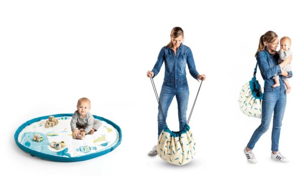 Moulin Roty1 Play&Go 3u1 Soft Designers - podloga za igru, torba i vreća za igračke Moulin Roty Olga - Image 7