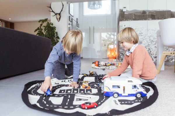 Roadmap15 Play&Go 2u1 Podloga za igru i vreća za igračke - Cesta - Image 12