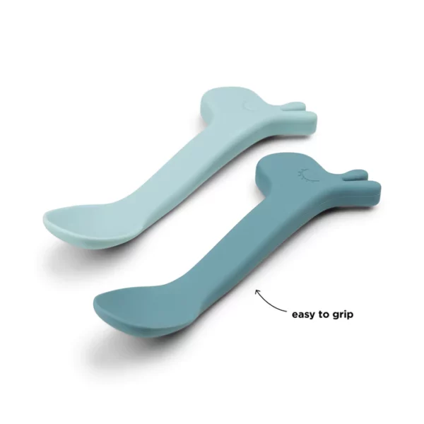 Silicone-spoon-2-pack-Lalee-Blue-Function-4-PS_700x Done by Deer Set silikonskih kašikica (2 kom) – Lalee Blue - Image 3