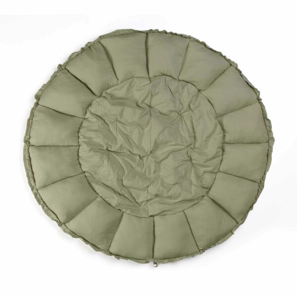 green_baby_mat_crib_flat Play&Go 3u1 Bloom podloga za igru i gnijezdo za bebe - Meadow Green - Image 29